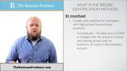 Specific Identification Method of Inventory Accounting Instructional Video