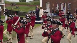 Trump shuns masks at Memorial Day events News Clip