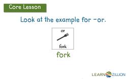Reading Words with R-Controlled Syllables: The OR Sound Instructional Video