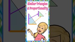 Similar Triangles & Proportionality | HS.G-SRT.B.5 Instructional Video