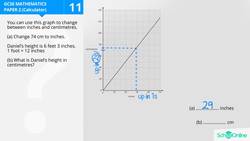GCSE Secondary Maths Age 13-17 - Ratio, Proportion & Rates of Change: Conversion Graph - Explained Instructional Video