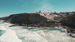 Cabo da Roca to Sintra's Castles: Portugal's Beauty by Drone Stock Footage