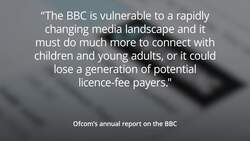 BBC at risk of losing 'a generation of viewers' says Ofcom News Clip