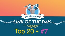 Link of the Day #7 - Sir Linkalot (#RevisingAtHome, #SpellingMatters, #MemorableLinking) Instructional Video