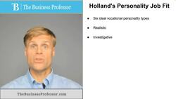 Holland's Personality Job Fit Instructional Video