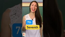 Pronounce Ordinal Numbers 1 to 10 #shorts Instructional Video