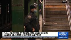 Public riveted by suspect in health care CEO killing, with some showing support News Clip