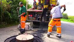 The Crazy Complex Process of Repairing Manholes in Modern Cities Today Instructional Video