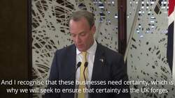 Brexit trade talks: Foreign Secretary Dominic Raab meets Japanese Foreign Minister News Clip