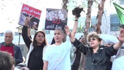 CLEAN : Demonstration in Brussels in solidarity with Iranian women News Clip