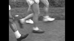 USAF Captain Adolf Weinacker wins Olympic tryout while winning the 50 kilometer distance walk in the national walking championship race News Clip