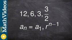Given a geometric sequence determine the nth rule Instructional Video