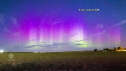 Beautiful aurora captured by skywatcher in South Dakota News Clip