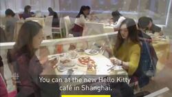 Hello Kitty café opens in Shanghai News Clip