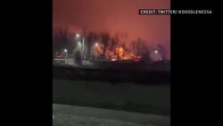 Video of industrial fire in St. Catharines, Ont. News Clip