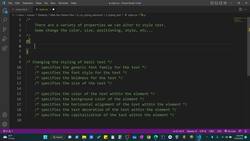 The Art of Doing - Web Development for Beginners - Styling Text Instructional Video