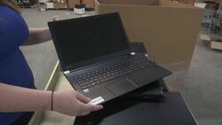 During shutdown, some Houston students get laptops News Clip