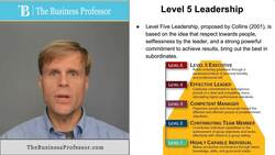 Level 5 Leadership Instructional Video