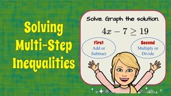 Solving Two-Step Inequalities Instructional Video
