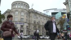 CLEAN : STOCKSHOTS: Moldovan capital Chisinau before national elections News Clip