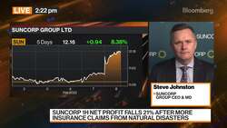 Suncorp CEO Says Business Performance Has Been Quite Strong News Clip
