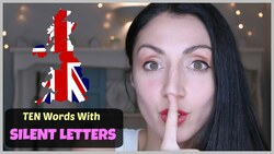10 English Words with Silent Letters Instructional Video