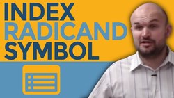 What are the key parts to a radical expression Instructional Video