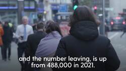 Net migration to UK climbs to new record of 606,000 News Clip