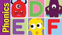 D E F Phonics Alphabet Chant for Children Instructional Video
