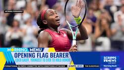 Coco Gauff named Team USA's youngest-ever flag bearer, joins Lebron James News Clip
