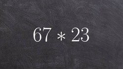 How to multiply two two digit whole numbers together Instructional Video