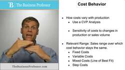 Cost Behavior Instructional Video