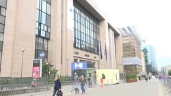 CLEAN : EU buildings in Brussels ahead of EU summit News Clip