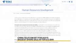 China Telecom Is Set for 2021’s Biggest Share Sale News Clip