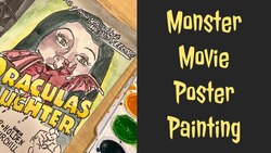 Classic Monster Movie Poster Recreation Instructional Video