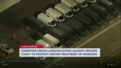Teamsters say Amazon workers will strike at multiple facilities as union seeks labor contract News Clip