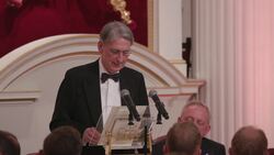 Philip Hammond's speech interrupted by Greenpeace protesters News Clip