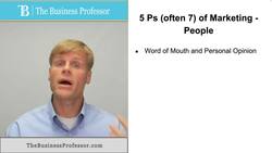 Marketing Mix - People Instructional Video