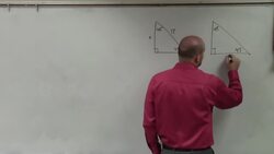 How to use special right triangles to determine the leg of a triangle Instructional Video