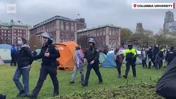 Columbia tightens security amid ongoing pro-Palestinian protests News Clip