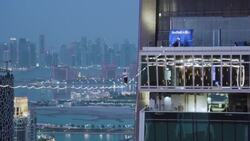 Scared of heights? Then don't watch this slackline video News Clip