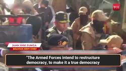 Dramatic Footage Of Coup D'etat: Palace Gate Smashed, Army Chief Handcuffed, Bolivia Rescued News Clip