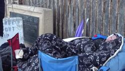 CLEAN : Russian asylum seekers in Mexico wait to cross the border into US News Clip