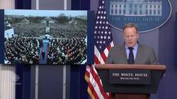 Sean Spicer's first full White House press briefing News Clip