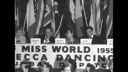 Miss Venezuela wins 1955 Miss World contest at the Lyceum Ballroom in London, England News Clip