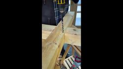 My husband found a replacement for an old plastic Christmas tree. DIY holiday decoration Instructional Video