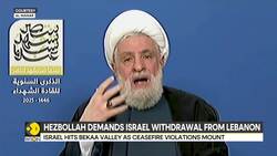 Hezbollah calls on Lebanon to enforce Israel's Feb 18 withdrawal News Clip