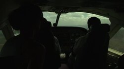 Flying Kenya to Juba, South Sudan Stock Footage