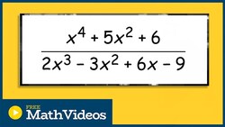 Simplify a rational expression with powers to a higher power Instructional Video