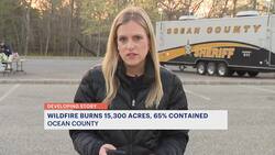 Over 15,000 acres burned in Ocean County's Jones Road Wildfire News Clip